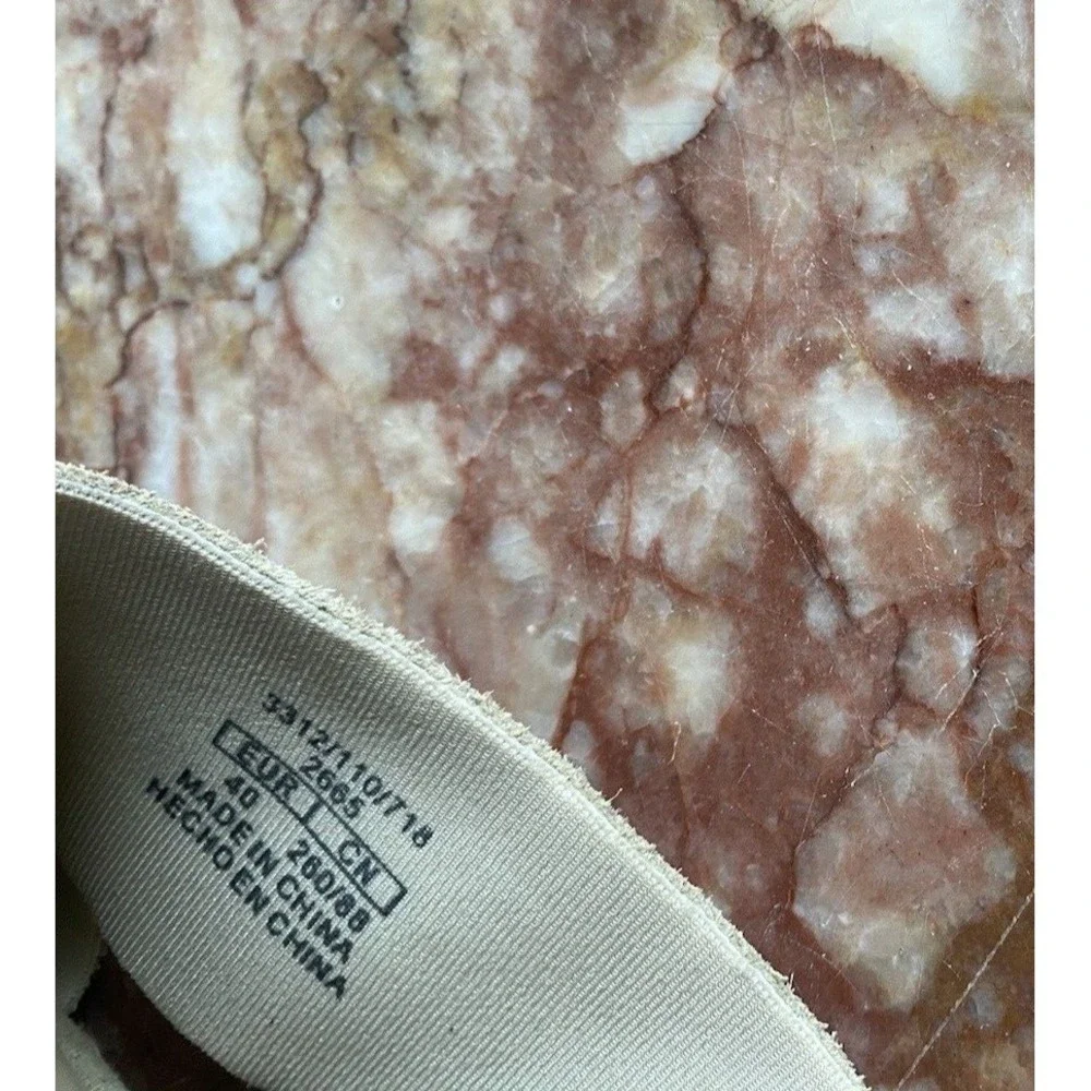 NWT Zara Jute Platform Y2K Wedge Heels Leather Upper Criss-Cross Sandals US 9/40 - Picture 2 of 10